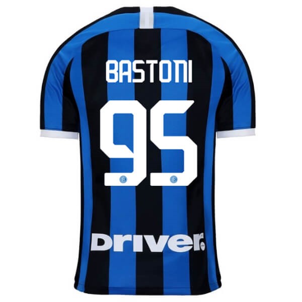 Camiseta Inter De Milán NO.95 Bastoni Replica Primera Ropa 2019/20 Azul